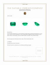 0.74 Ct. Emerald from Brazil Appraisal