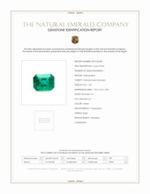 1.05 Ct. Emerald from Brazil Scan Report