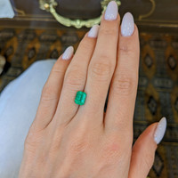 1.41 Ct. Emerald from Ethiopia Life Style