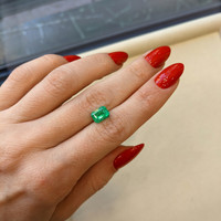1.61 Ct. Emerald from Ethiopia Life Style