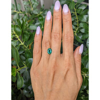 1.58 Ct. Emerald from Zambia Life Style