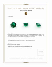 0.91 Ct. Emerald from Zambia Appraisal