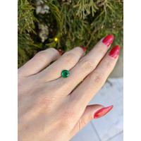 0.97 Ct. Emerald from Zambia Life Style