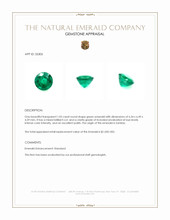 1.05 Ct. Emerald from Zambia Appraisal