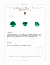 1.29 Ct. Emerald from Zambia Appraisal