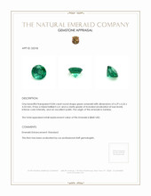 0.84 Ct. Emerald from Zambia Appraisal