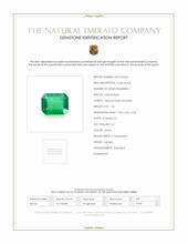 1.22 Ct. Emerald from Zambia Scan Report