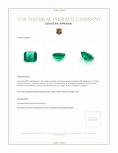 1.35 Ct. Emerald from Zambia Appraisal