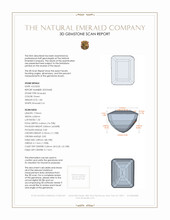 1.82 Ct. Emerald from Zambia 3 D Scan Report
