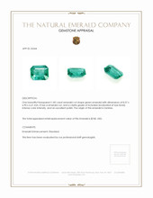 1.85 Ct. Emerald from Zambia Appraisal
