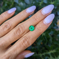 1.57 Ct. Emerald from Zambia Life Style
