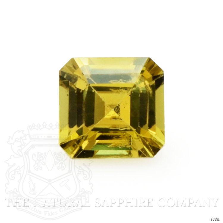 0.63 Ct. Yellow Sapphire from Ceylon (Sri Lanka)