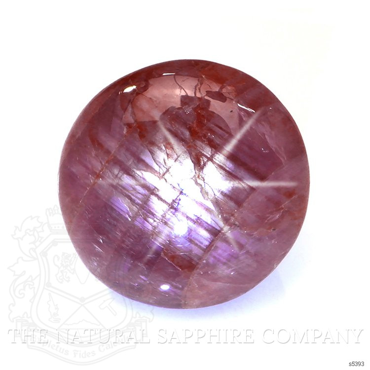 15.61 Ct. Reddish Pink Star Sapphire from Ceylon (Sri Lanka)
