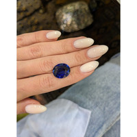 10.03 Ct. Blue Sapphire from Ceylon (Sri Lanka) Life Style