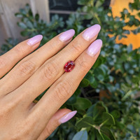 3.06 Ct. Ruby from Mozambique Life Style
