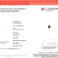 2.61 Ct. Ruby from Mozambique Scan Report
