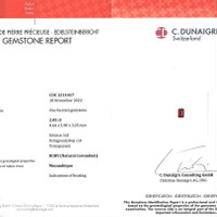 2.05 Ct. Ruby from Mozambique Scan Report