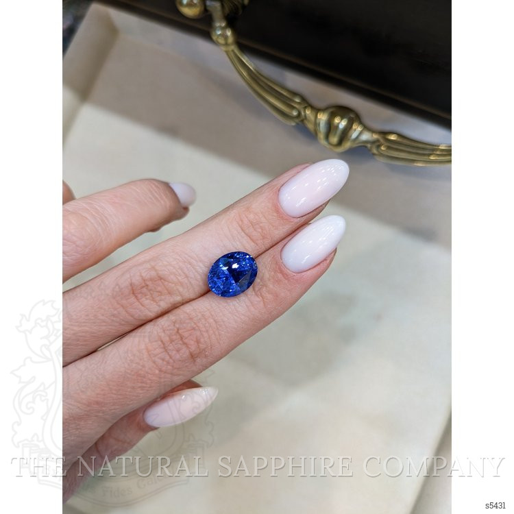 7.28 Ct. Blue Sapphire from Ceylon (Sri Lanka)