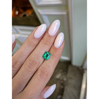 1.17 Ct. Emerald from Colombia Life Style