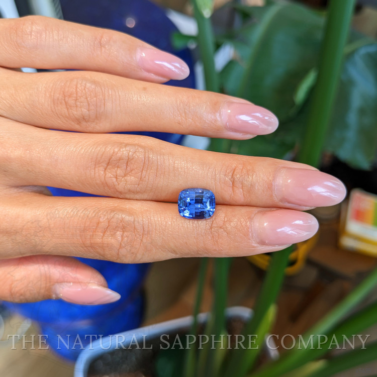 4.08 Ct. Blue Sapphire from Ceylon (Sri Lanka)