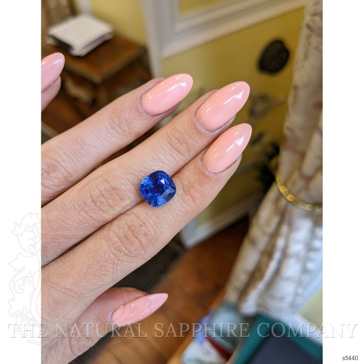 6.08 Ct. Blue Sapphire from Ceylon (Sri Lanka)