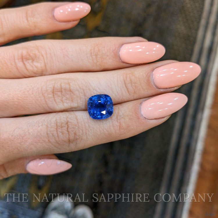 6.08 Ct. Blue Sapphire from Ceylon (Sri Lanka)