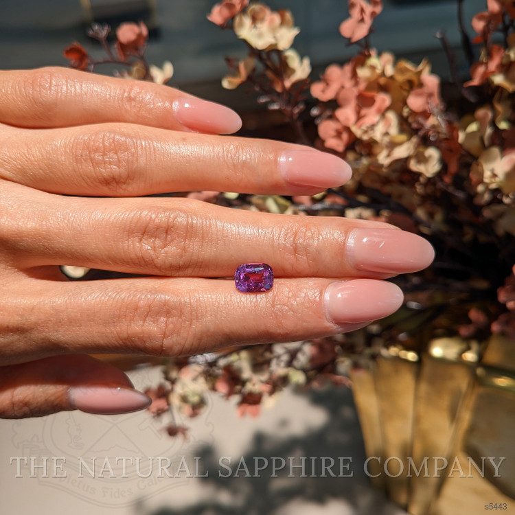2.06 Ct. Purplish Pink Sapphire from Ceylon (Sri Lanka)