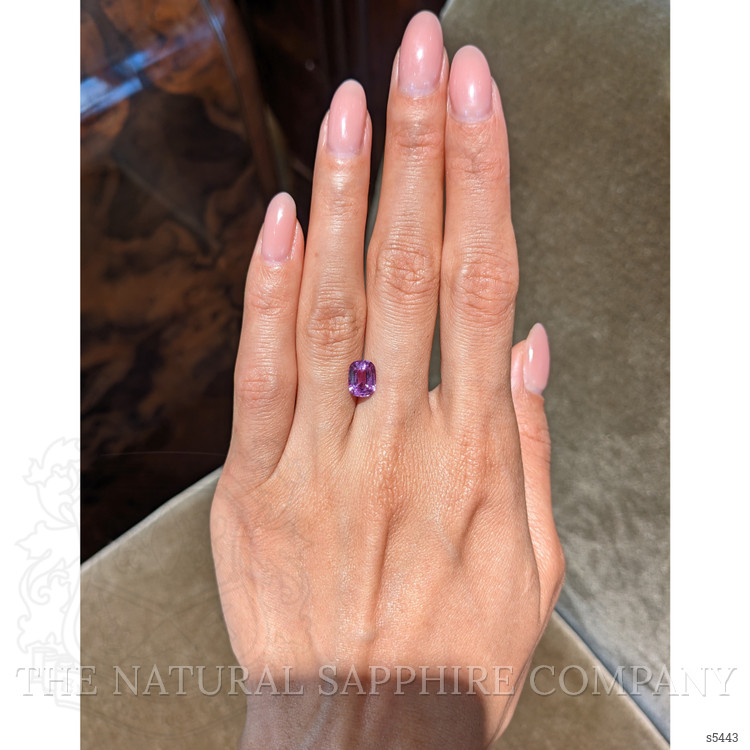 2.06 Ct. Purplish Pink Sapphire from Ceylon (Sri Lanka)
