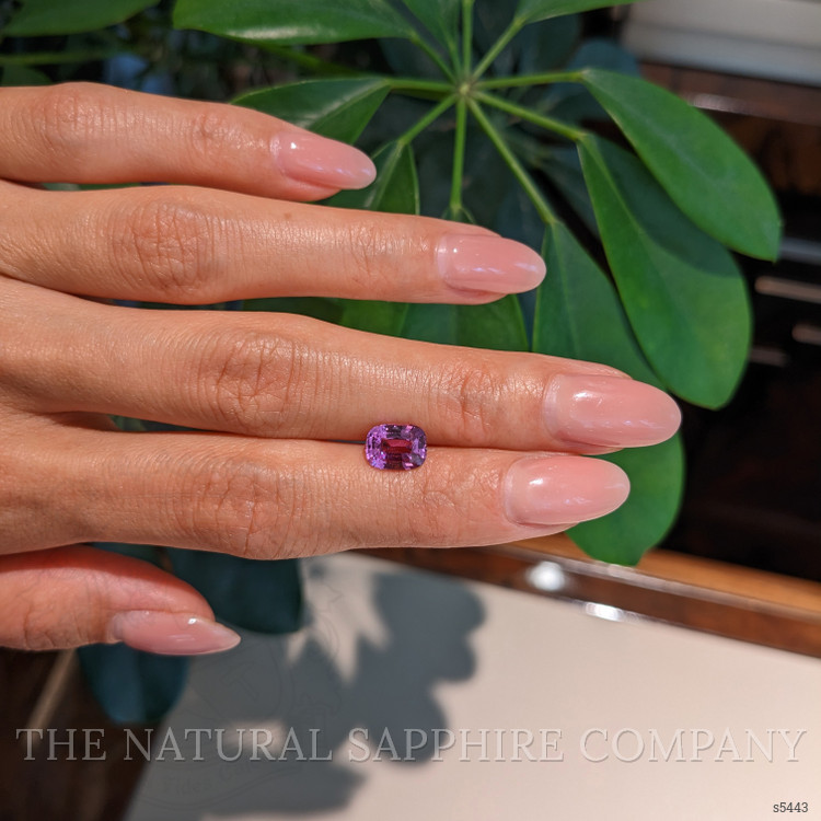 2.06 Ct. Purplish Pink Sapphire from Ceylon (Sri Lanka)