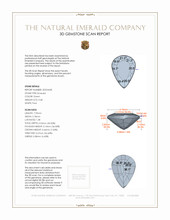 0.68 Ct. Emerald from Zambia 3 D Scan Report