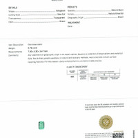 0.78 Ct. Emerald from Brazil Scan Report