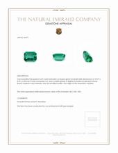 4.49 Ct. Emerald from Zambia Appraisal