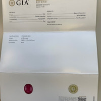 4.78 Ct. Cabochon Ruby from Mozambique Scan Report