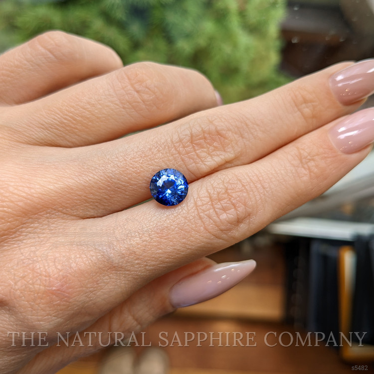3.04 Ct. Blue Sapphire from Ceylon (Sri Lanka)