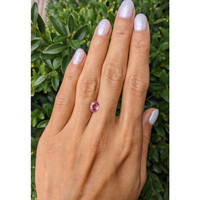 1.22 Ct. Purplish Pink Sapphire from Ceylon (Sri Lanka) Life Style