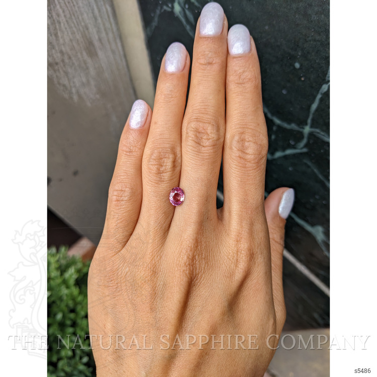 1.22 Ct. Purplish Pink Sapphire from Ceylon (Sri Lanka)