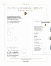 1.22 Ct. Purplish Pink Sapphire from Ceylon (Sri Lanka) 3 D Scan Report