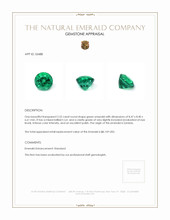 2.52 Ct. Emerald from Zambia Appraisal