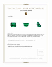 5.00 Ct. Emerald from Zambia Appraisal