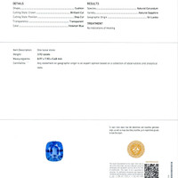 3.92 Ct. Sapphire from Ceylon (Sri Lanka) Scan Report