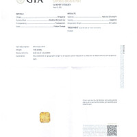 1.66 Ct. Yellowish Orange Sapphire from Ceylon (Sri Lanka) Scan Report