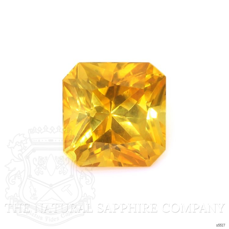 1.66 Ct. Yellowish Orange Sapphire from Ceylon (Sri Lanka)