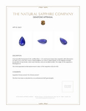 1.52 Ct. Blue Sapphire from Madagascar Appraisal