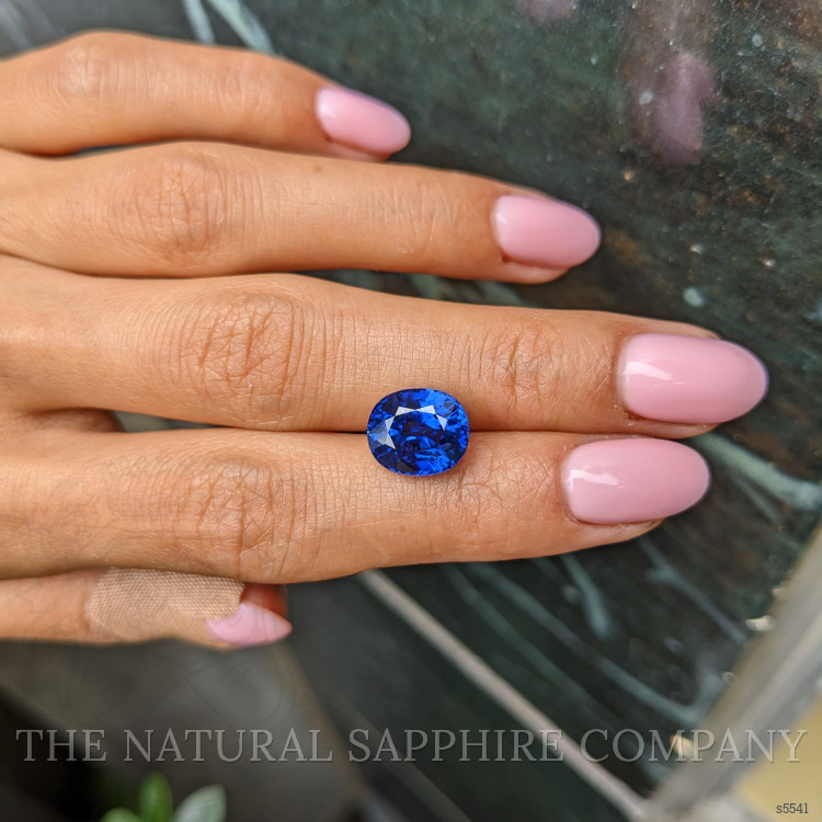 6.20 Ct. Blue Sapphire from Ceylon (Sri Lanka)