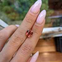 2.54 Ct. Padparadscha Sapphire from Madagascar Life Style