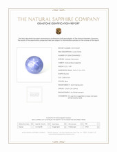 5.49 Ct. Blue Star Sapphire from Ceylon (Sri Lanka) Scan Report