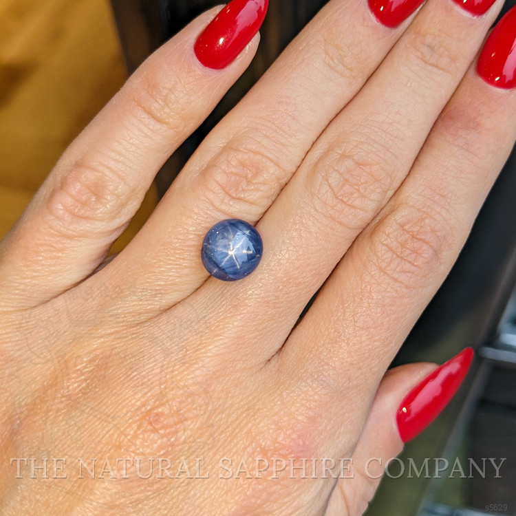 5.49 Ct. Blue Star Sapphire from Ceylon (Sri Lanka)