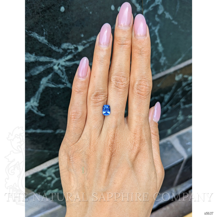 1.86 Ct. Blue Sapphire from Ceylon (Sri Lanka)