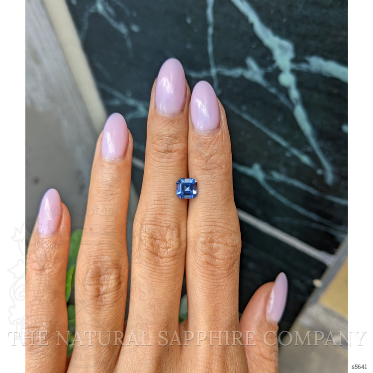 1.64 Ct. Blue Sapphire from Ceylon (Sri Lanka)