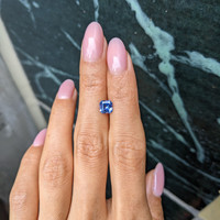 1.23 Ct. Blue Sapphire from Ceylon (Sri Lanka) Life Style